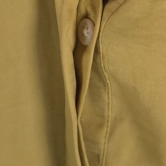 NWT BANANA REPUBLIC Chartreuse Silky Tiered Ruffle Drop Waist Mini Dress Sz 4 - Picture 12 of 16